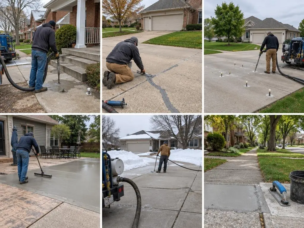 Concrete Repair & Leveling in Omaha, NE